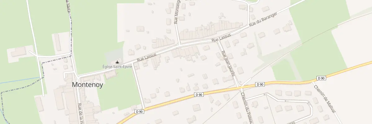 Plan du 18 Rue Lassus à Montenoy