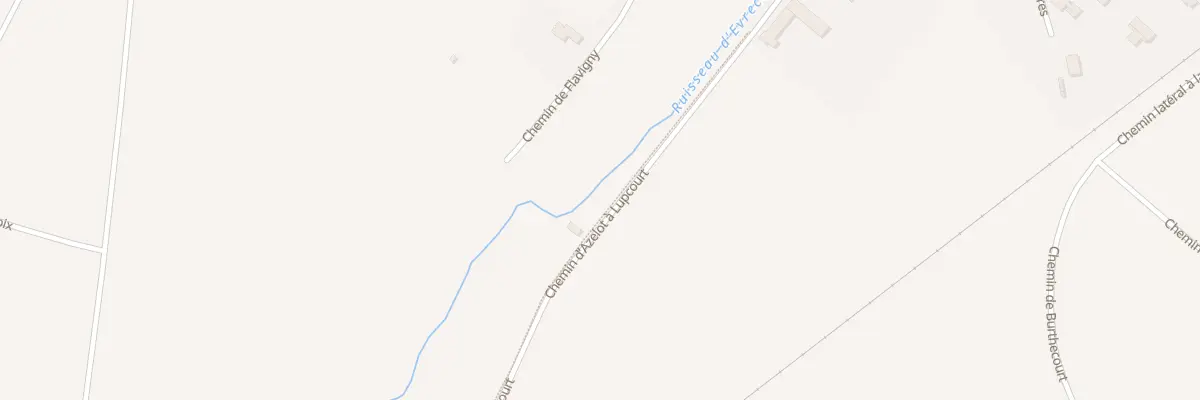 Plan du 21 Lassiere à Lupcourt