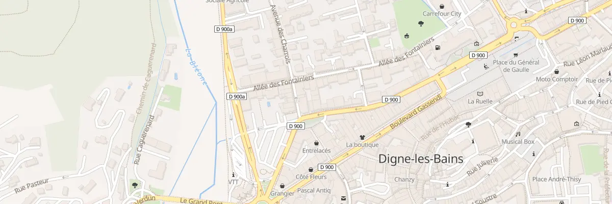 Plan du 2 Rue Prete A Partir à Peyruis