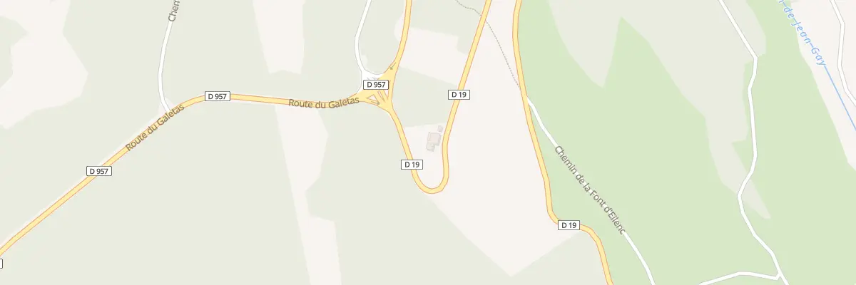 Plan du 5008 Chabassole à Aiguines