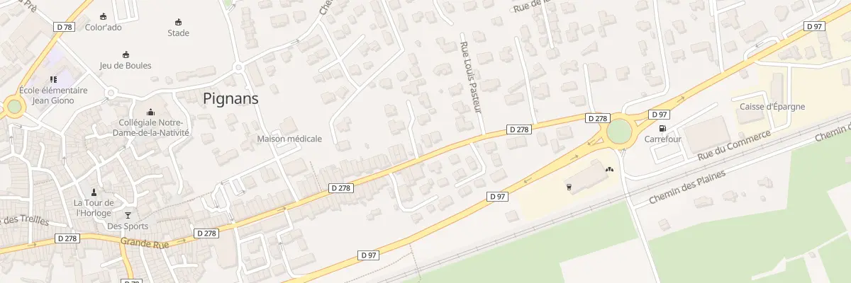 Plan du 24 Imp du Page à Pignans