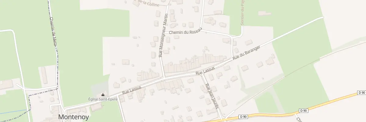 Plan du 23 Rue Lassus à Montenoy