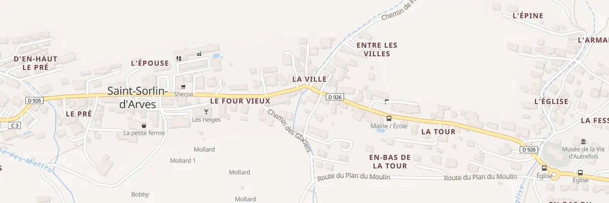 Plan du 5134 Che du Four Vieux à Saint-Sorlin-d’Arves