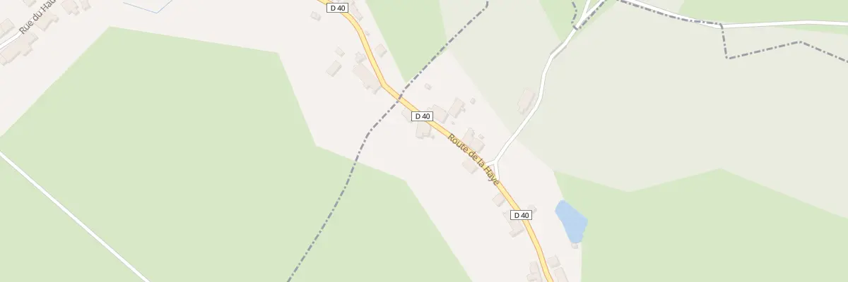 Plan du 21 Rte de la Haye à La Vôge-les-Bains