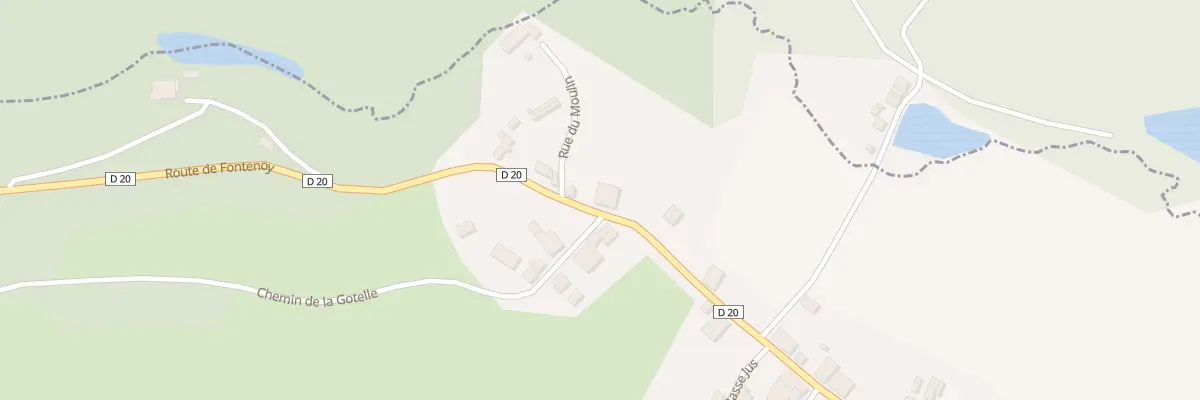 Plan du 32 Rte de Fontenoy à Trémonzey