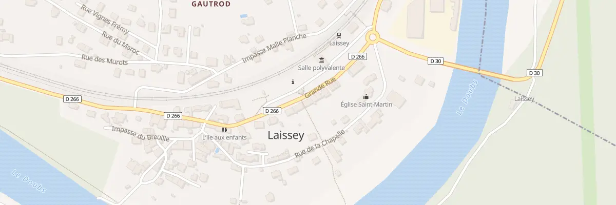 Plan du 46 Gr Grande Rue à Laissey