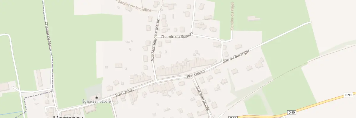 Plan du 25 Rue Lassus à Montenoy