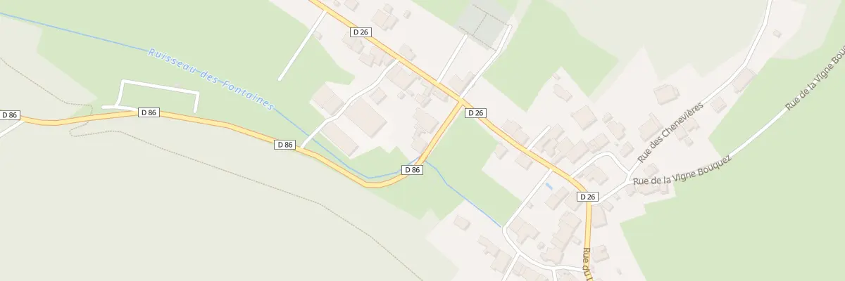 Plan du 6 Rte de Sorans à Fontenois-lès-Montbozon