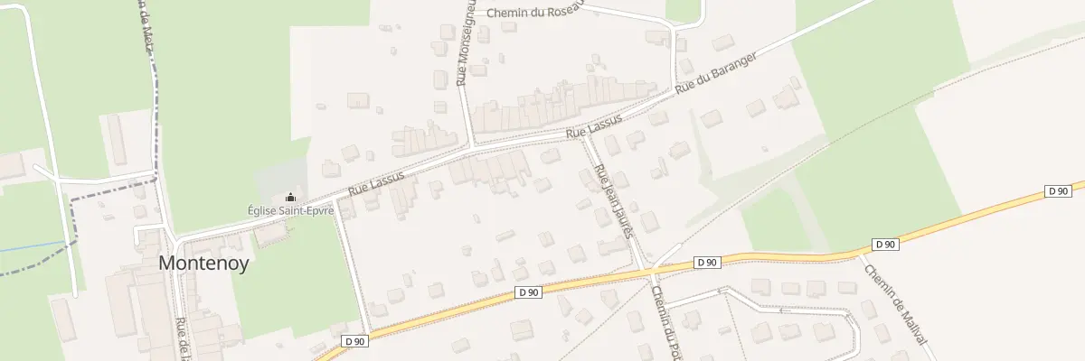 Plan du 26 Rue Lassus à Montenoy
