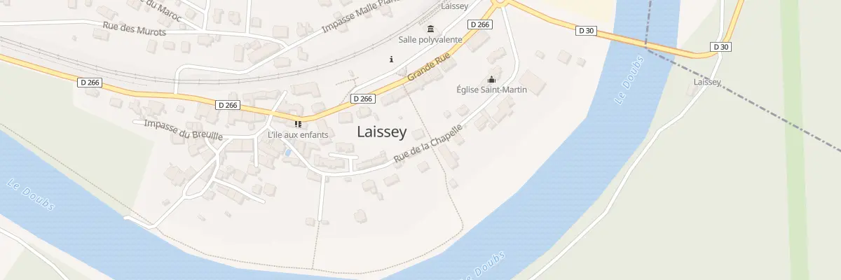 Plan du 21 Rue de la Chapelle à Laissey
