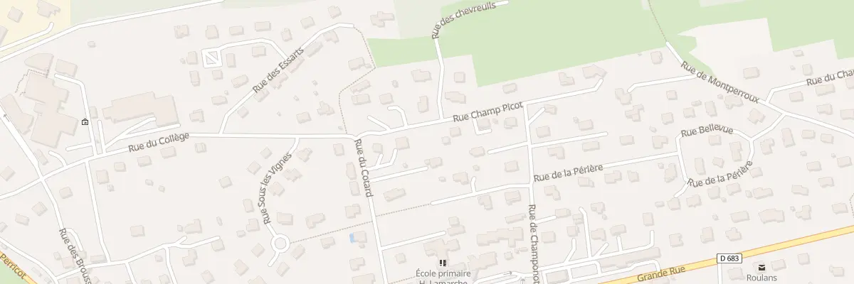 Plan du 6 Rue Champ Picot à Roulans