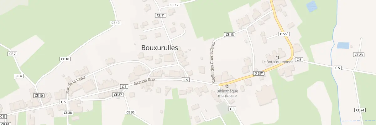 Plan du 4 Rue du Presbytére à Bouxurulles