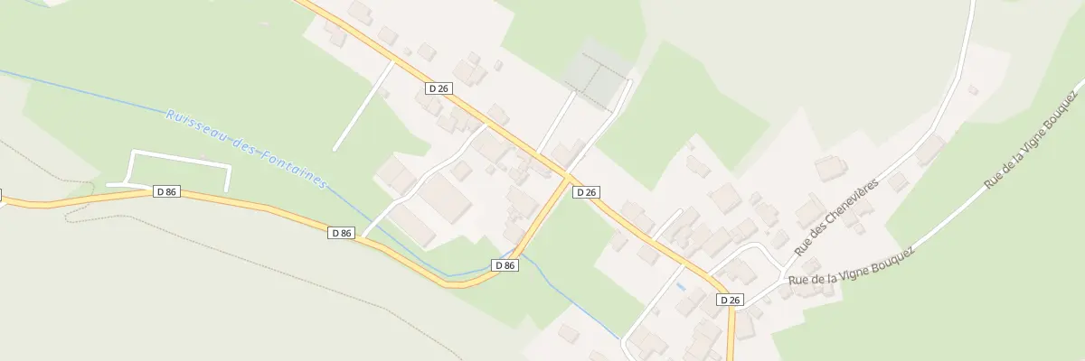 Plan du 2 Rte de Sorans à Fontenois-lès-Montbozon