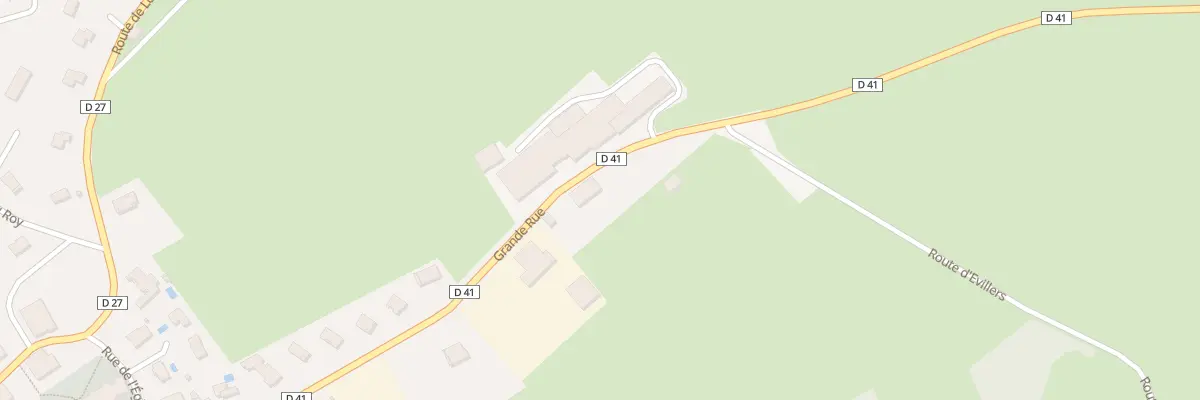 Plan du 82 Gr Grande Rue à Évillers