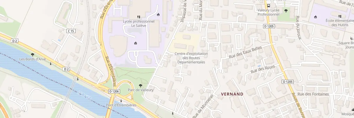 Plan du 2 Imp du Goutard à Annemasse