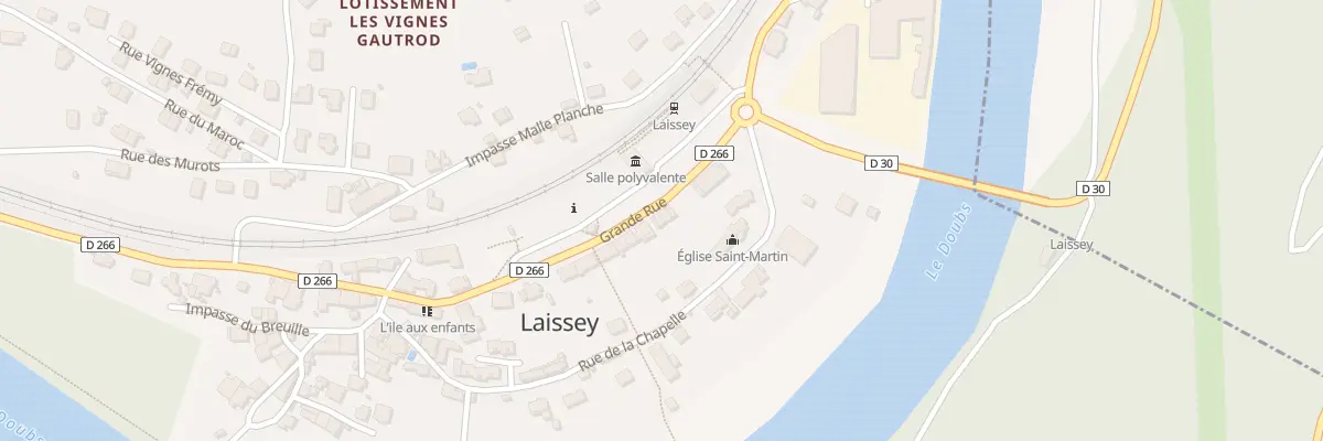 Plan du 54 Gr Grande Rue à Laissey