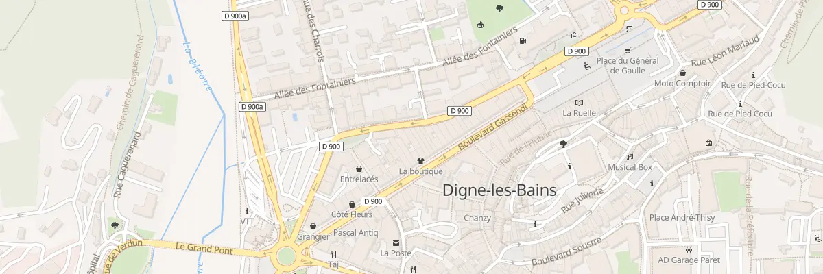 Plan du 14 Rue Docteur Honnorat à Digne-les-Bains