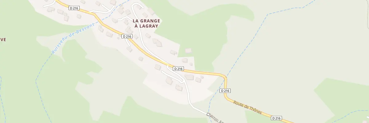 Plan du 1221 Rte de Thônes à Dingy-Saint-Clair