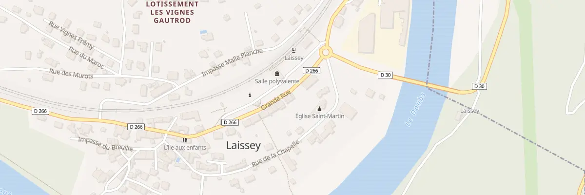 Plan du 56 Gr Grande Rue à Laissey