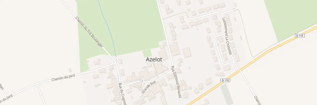 Plan du 2 Rue Edmond Renauld à Azelot