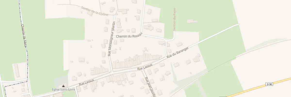 Plan du 39 Rue Lassus à Montenoy