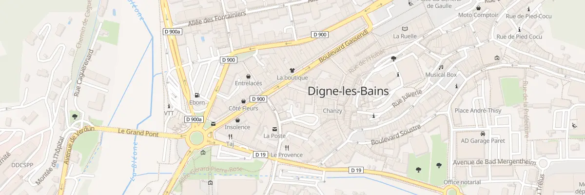 Plan du 4 Rue du Colonel Payan à Digne-les-Bains