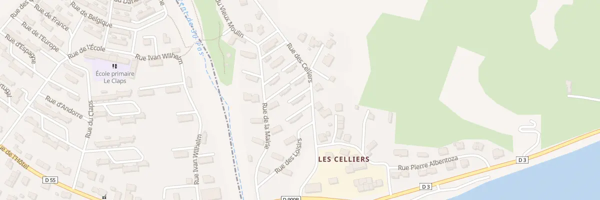 Plan du 197 Rue des Celliers à Rousset-Serre-Ponçon