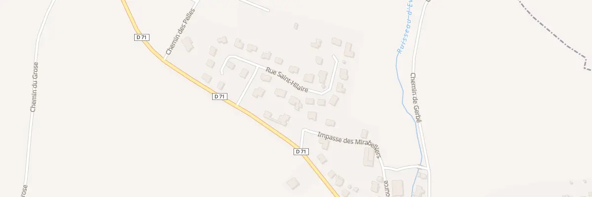 Plan du 24 Rue Saint Hilaire à Lupcourt