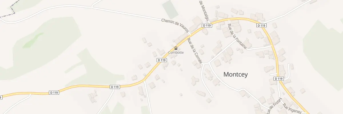 Plan du 7 Rue de Colombier à Montcey