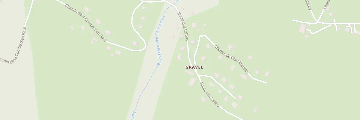 Plan du 555 Rte des Laffins à Fillière