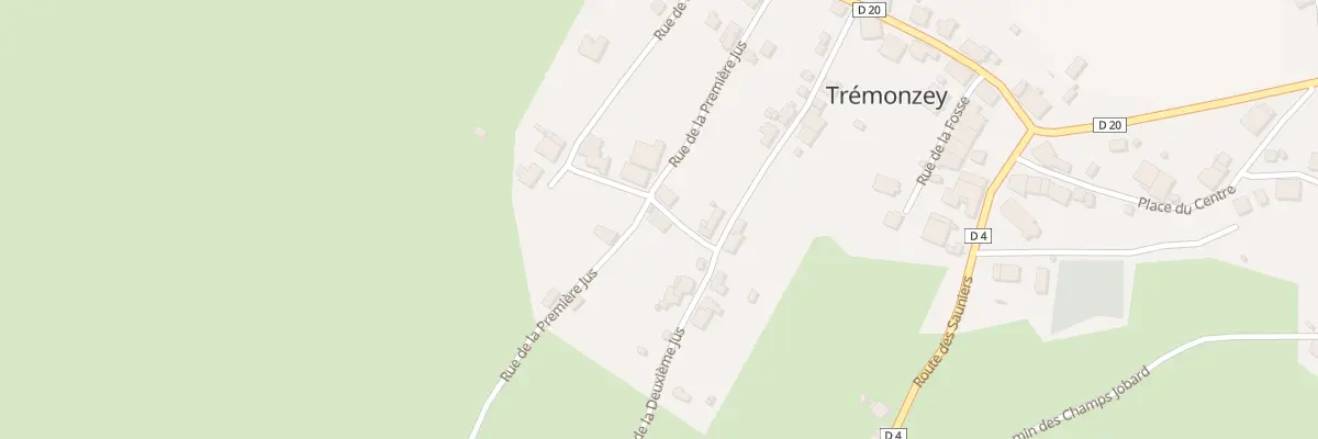 Plan du 2 Rue de la Haute Jus à Trémonzey