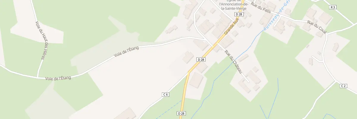 Plan du 12 Gr Grande Rue à Vaubexy