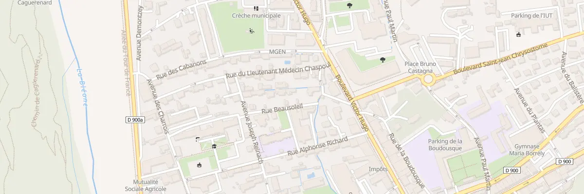 Plan du 9 Rue Beausoleil à Digne-les-Bains