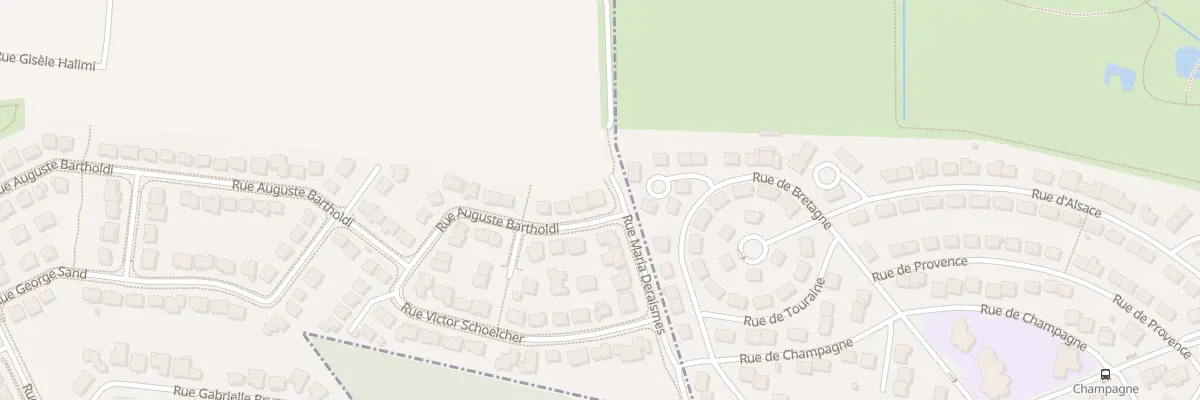 Plan du 67 Rue Auguste Bartholdi à Tomblaine