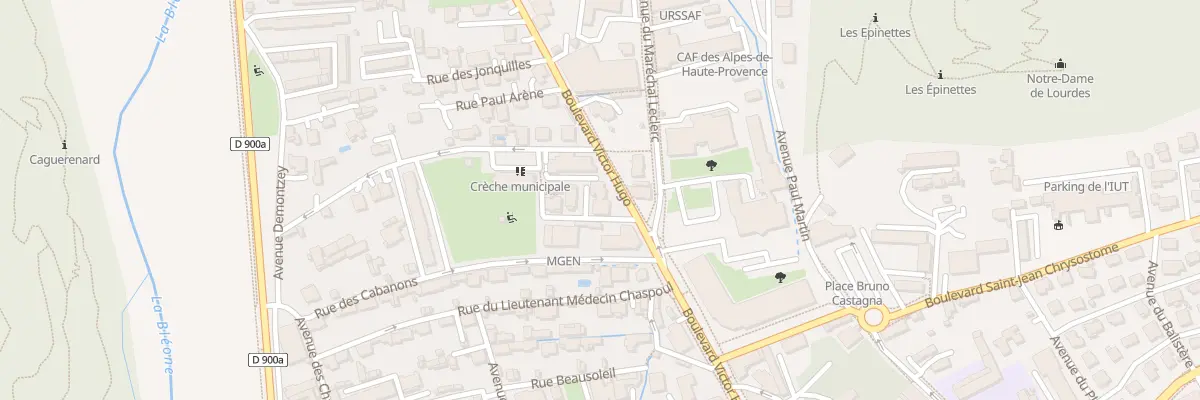 Plan du 41B Bd Victor Hugo à Digne-les-Bains