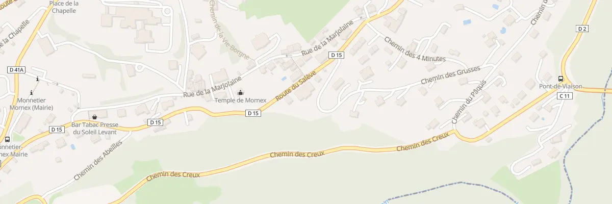 Plan de Grusse à Monnetier-Mornex