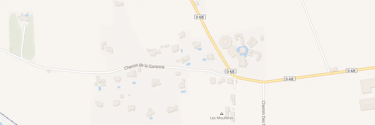 Plan du 160 Che de la Garenne à La Londe-les-Maures