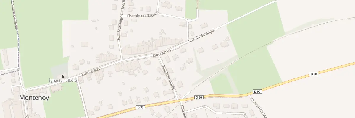 Plan du 32 Rue Lassus à Montenoy