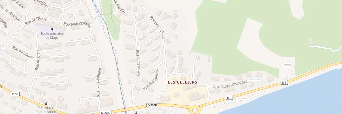 Plan du 142 Rue des Celliers à Rousset-Serre-Ponçon