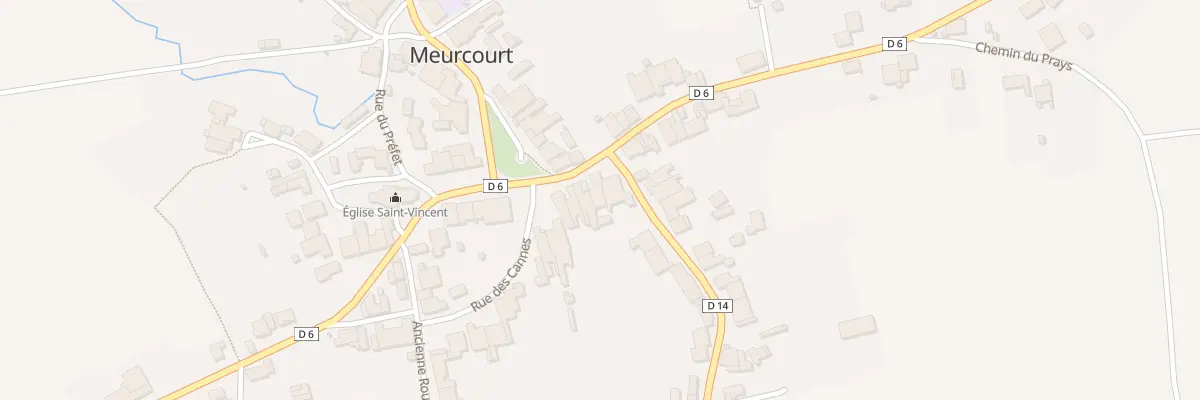 Plan du 25 Rte de Luxeuil à Meurcourt