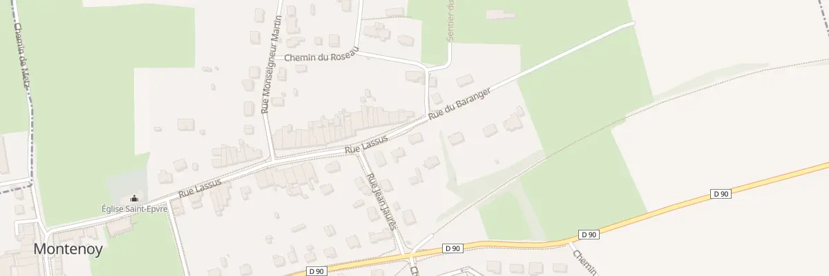 Plan du 34 Rue Lassus à Montenoy