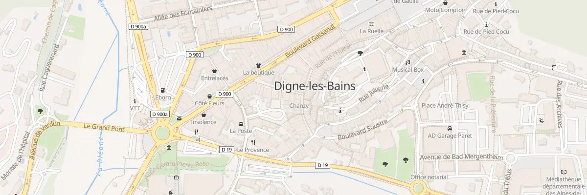 Plan du 16 Rue du Colonel Payan à Digne-les-Bains