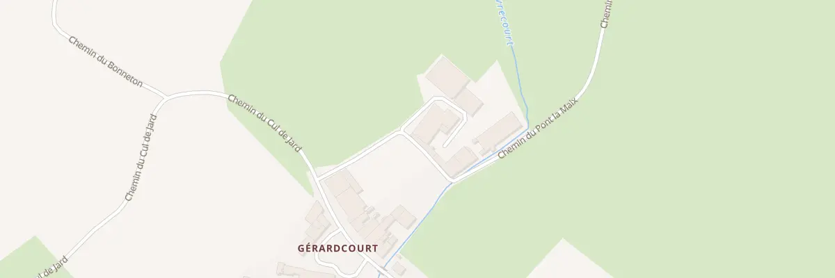 Plan du 11 Gerardcourt à Ville-en-Vermois