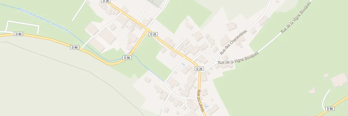 Plan du 22 Grande Rue à Fontenois-lès-Montbozon