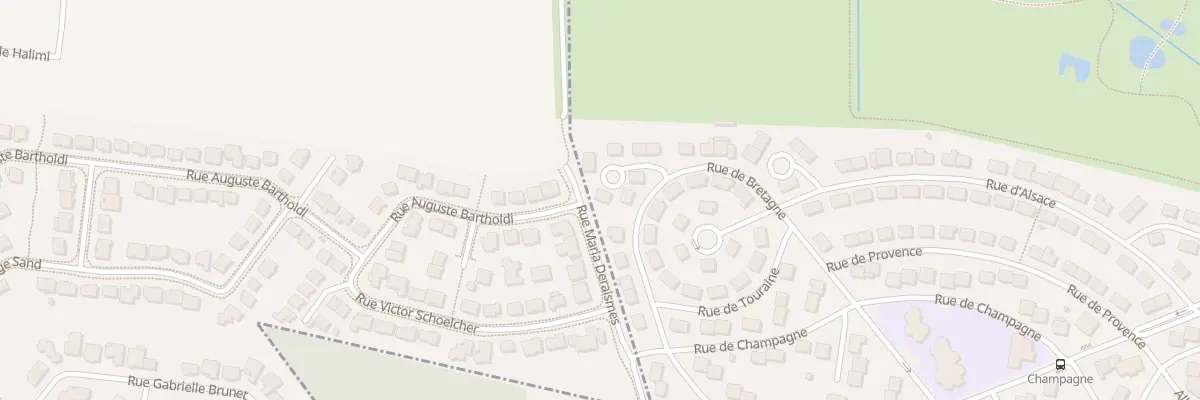 Plan du 5 All du Languedoc à Saulxures-lès-Nancy