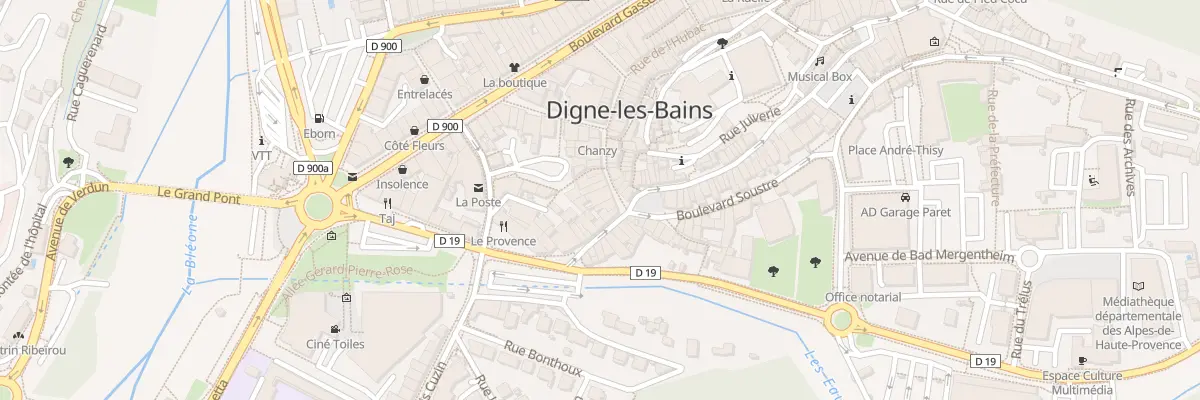 Plan du 5 Rue Pied de Ville à Digne-les-Bains