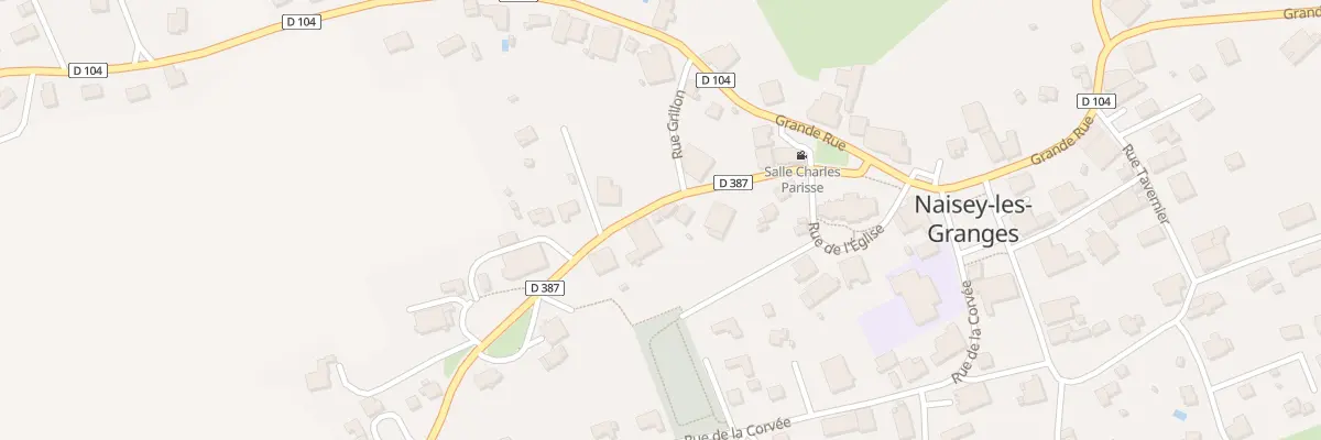 Plan du 5 Rue de la Vigne à Naisey-les-Granges