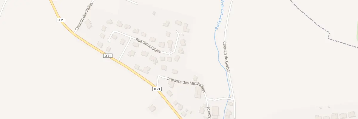 Plan du 21 Rue Saint Hilaire à Lupcourt