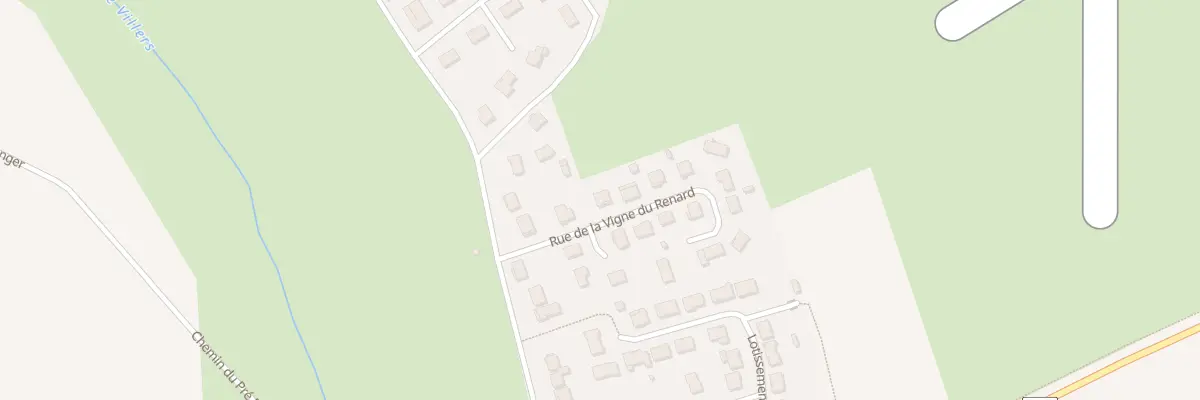 Plan du 3 Rue de la Vigne du Renard à Azelot