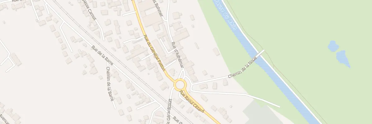 Plan du 45 Rue d’Adhémar à Laneuveville-devant-Nancy